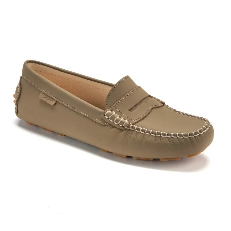 London Kids Sahara Leather Soft Loafers