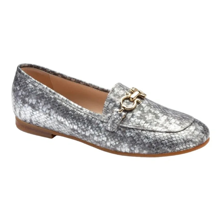 Beige soft leather flat loafer by London Kids - chic and stylish option for teens and women.