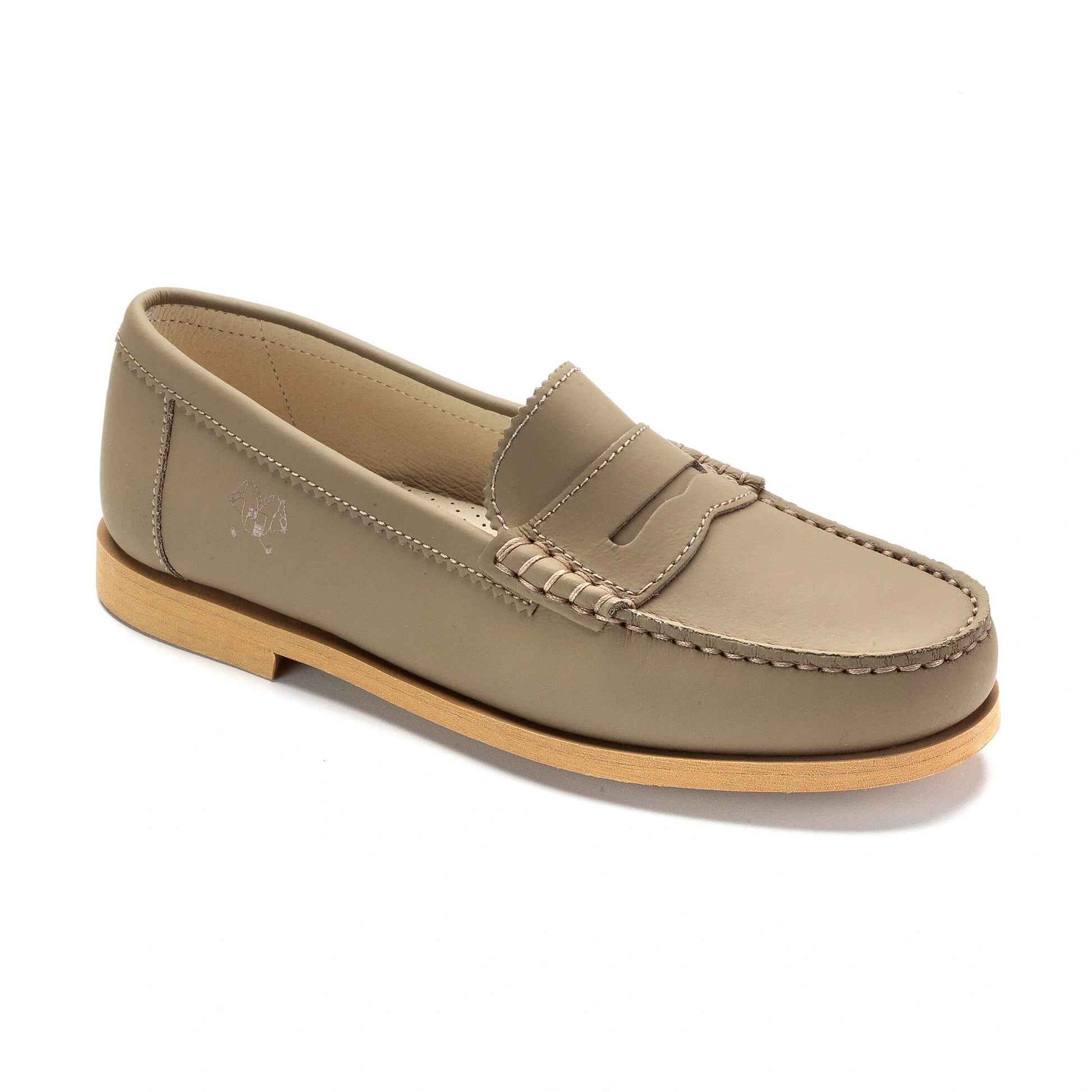 2525 Taupe Sahara Girls School Loafer ideal for school and casual wear