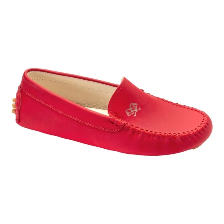 Italian Girls' Red Sahara Soft Loafer