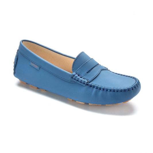 2582 - Sky Blue Sahara Girls Mocassin Loafer