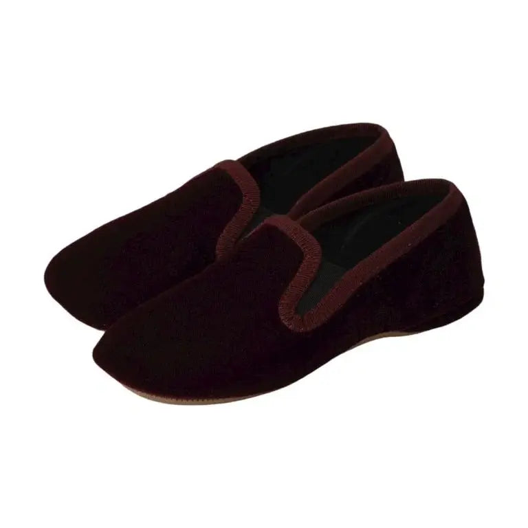 Bordo Velvet Slipper for Boy/Girl by Pepe - London Kids - Slipper with Velvet Material