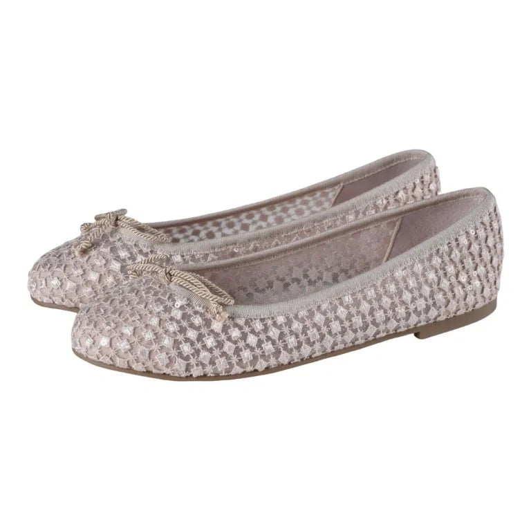 Pink Micro Flats for Teen/Women by Pretty Ballerinas - Pink micro flats for teens and women by Pretty Ballerinas, ideal for dress occasions.