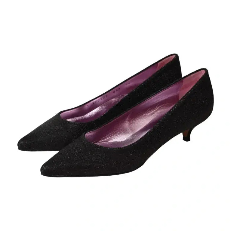 Black Glitzy Heel for Teen/Women by Pretty Ballerinas - elegant and versatile footwear for teens and women.