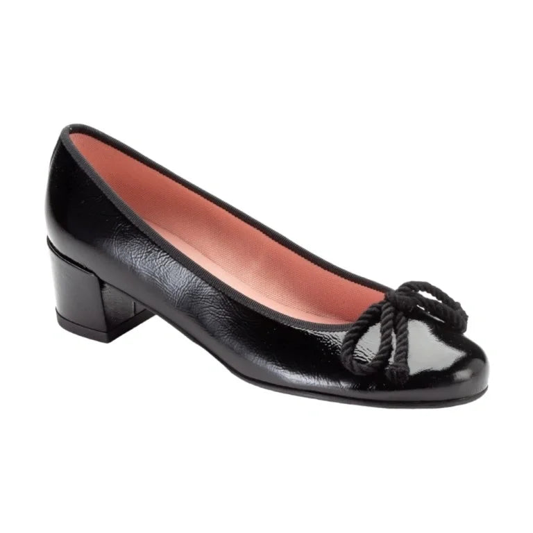 Black patent leather heel for teen and women by Pretty Ballerinas, Galluci heels