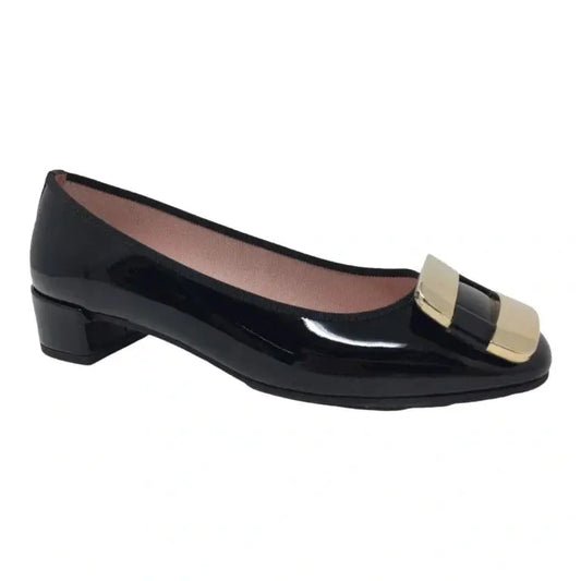 Black Patent Leather Heel for Teen/Women by Pretty Ballerinas - chic and versatile heel for teens and women