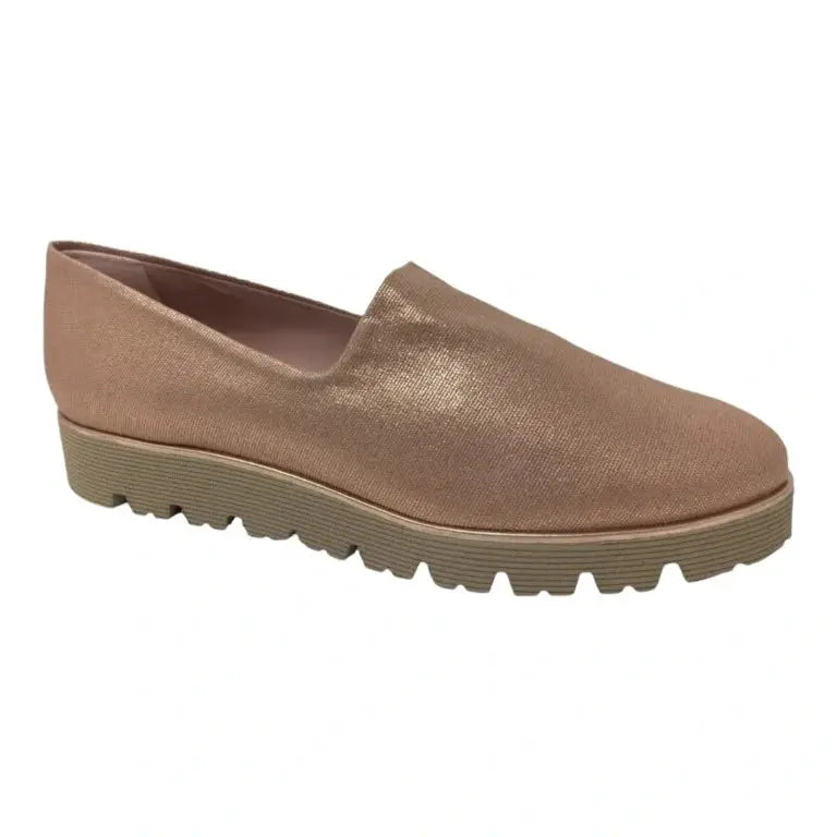 Nude Micro Slip On shoes by Pretty Ballerinas for teens and women in nude color