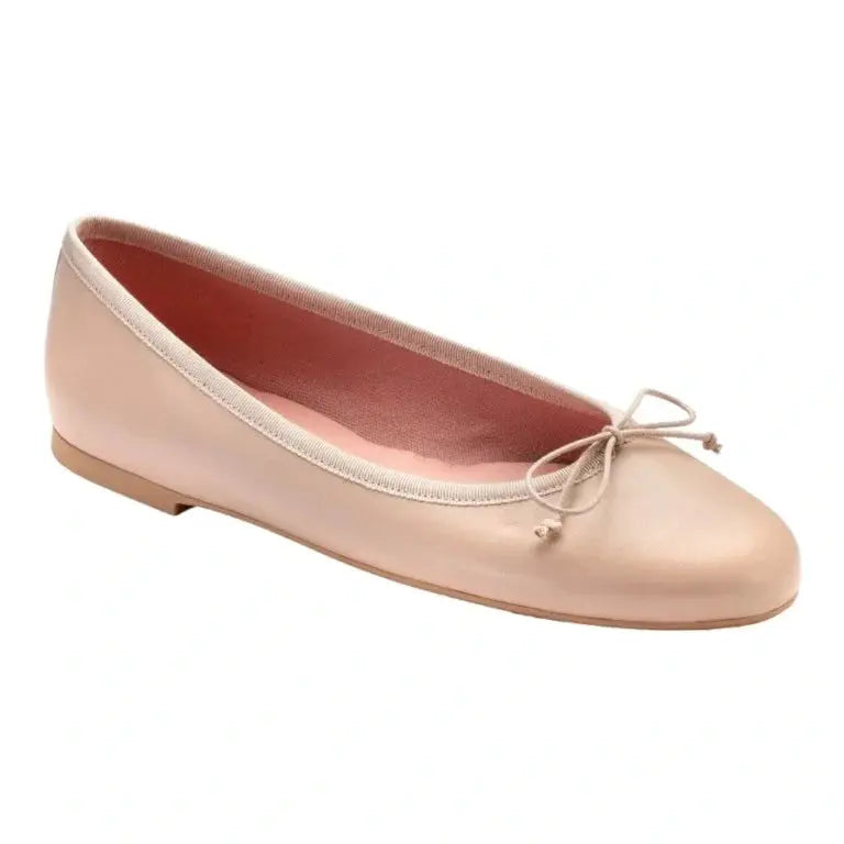 Pink soft leather flats for teen and women by Pretty Ballerinas