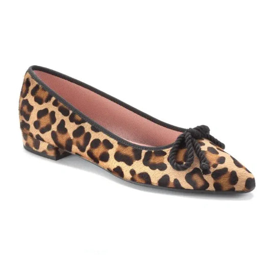 Stylish leopard soft leather flats for teens and women by Pretty Ballerinas