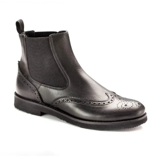 Black soft leather boots for girl by Galluci - London Kids