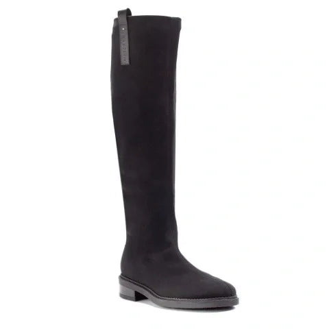 Black soft leather boots for teens and women by Pretty Ballerinas