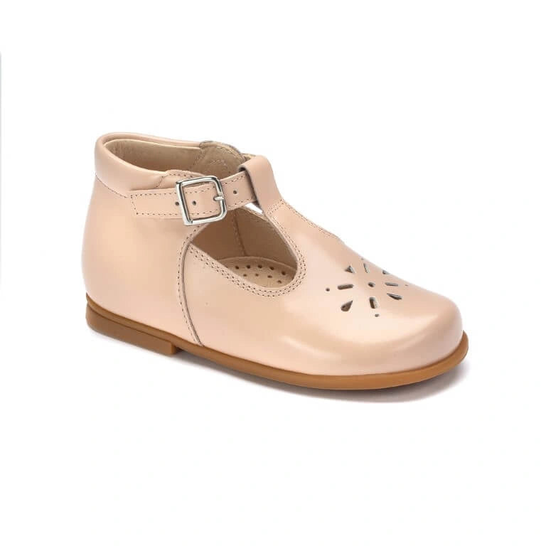 Alexis Nude Gentry Baby's Summer T-Strap High-Top Shoe