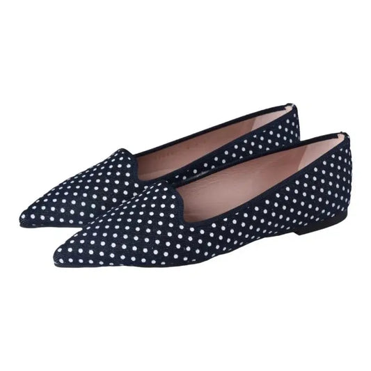 Navy Micro Smoking Loafer for Teen Women by Pretty Ballerinas - BLWTD