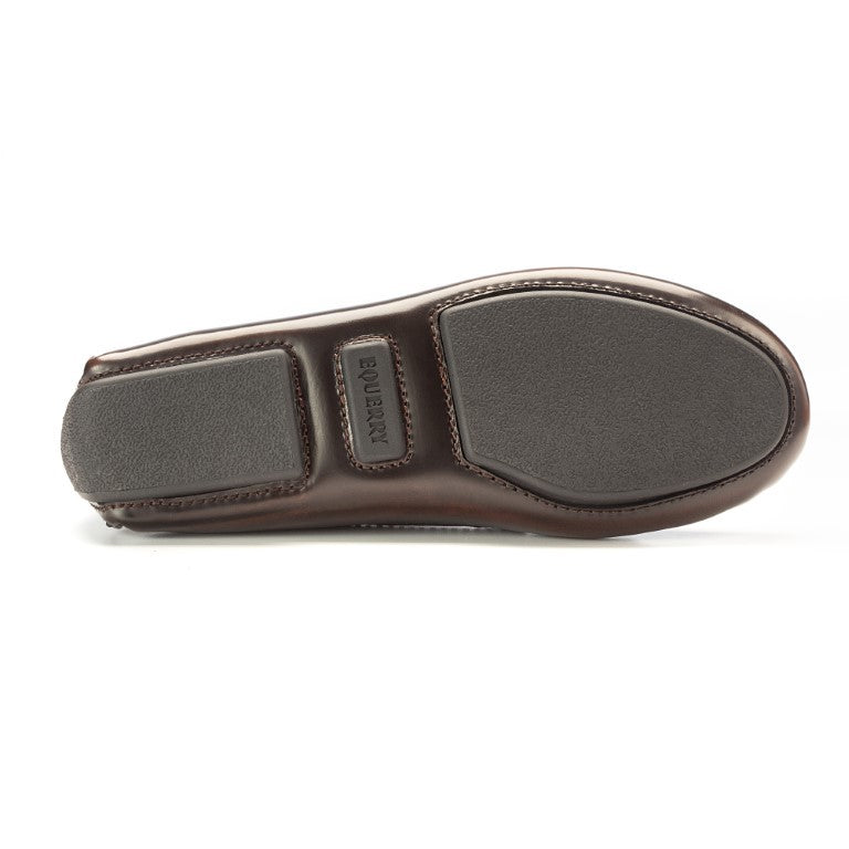 2485 - Brown Polished Leather Soft Loafer for Girl by London Kids