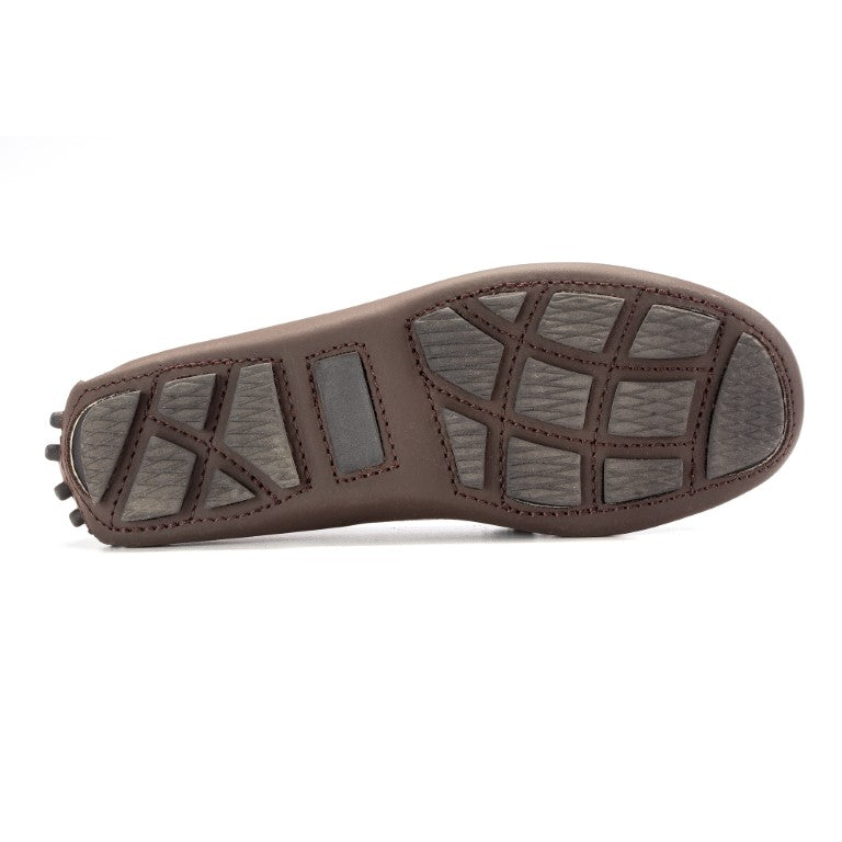 2517 - Brown Sahara Leather Soft Loafer for Girl by London Kids