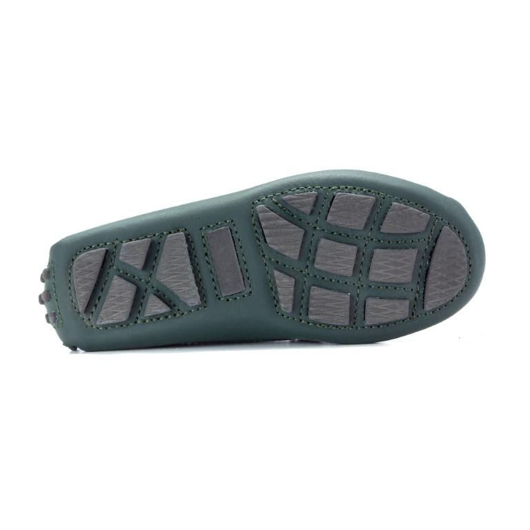 2582 - Green Sahara Leather Soft Loafer for Girl by London Kids