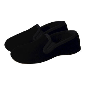 2800 - Black Velvet Slipper for Boy/Girl by Pepe