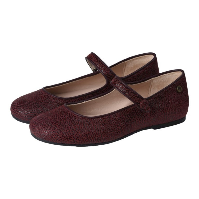 Robin - Bordo Suede Strap for Girl by Manuela de Juan