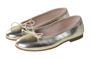 1912 - Gold Soft Leather Flats for Girl/Teen/Women by Galluci