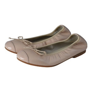 1537 - Pink Soft Leather Flats for Girl by London Kids